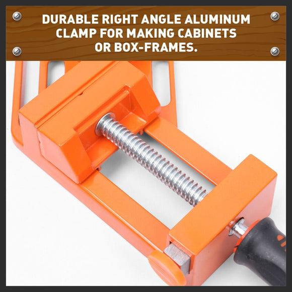 90° Degree Corner Clamp Welding Vice Woodworking Alloy Body With Quick Release - RnR Galore