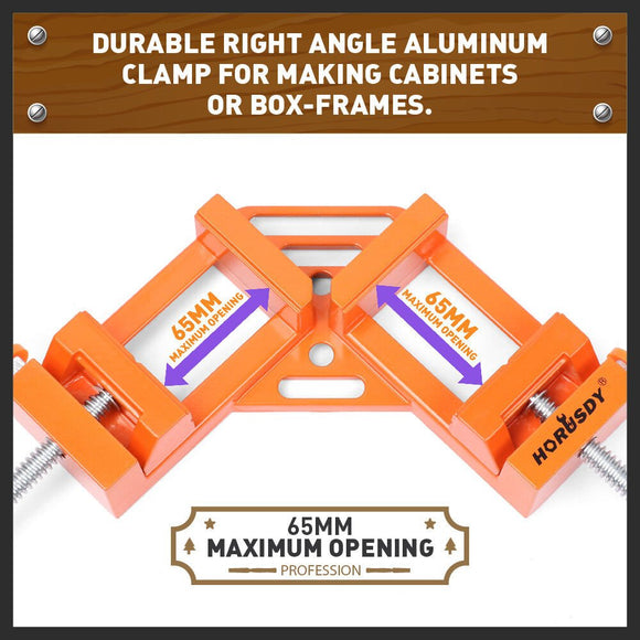 90° Degree Corner Clamp Welding Vice Woodworking Alloy Body With Quick Release - RnR Galore