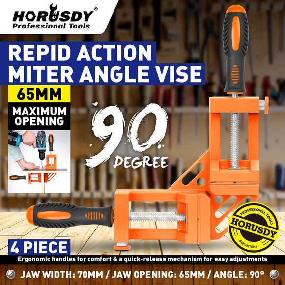 90° Degree Corner Clamp Welding Vice Woodworking Alloy Body With Quick Release - RnR Galore
