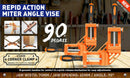 90° Degree Corner Clamp Welding Vice Woodworking Alloy Body With Quick Release - RnR Galore