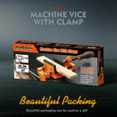 90mm Drill Press Bench Vice Quick Release Clamp Jaw Soft Grip Hand Pads Woodwork - RnR Galore