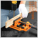 90mm Drill Press Bench Vice Quick Release Clamp Jaw Soft Grip Hand Pads Woodwork - RnR Galore