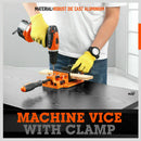 90mm Drill Press Bench Vice Quick Release Clamp Jaw Soft Grip Hand Pads Woodwork - RnR Galore