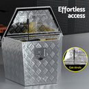 Giantz Aluminium Ute Tool Box Storage Lock Box Ute Trailer Vehicle Truck-4