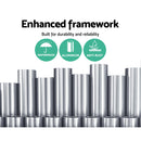 Instahut Retractable Folding Arm Awning Manual Sunshade 3Mx2.5M Grey-3