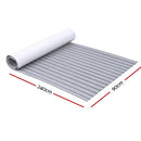 Seamanship EVA Foam Boat Flooring Mat Decking Sheet 240x90x0.6cm Light Grey-2