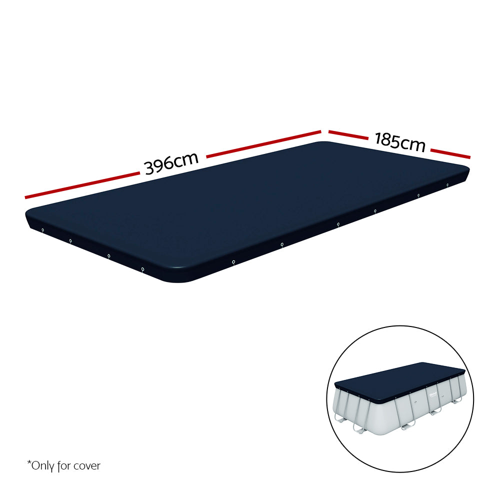 Bestway Pool Cover Fits 4.12x2.01m Above Ground Swimming Pool PVC Blanket - 0