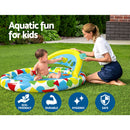 Bestway Kids Pool 120x117x46cm Inflatable Play Swimming Pools w/ Canopy 45L-4
