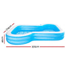 Bestway Kids Pool 305x274x46cm Inflatable Above Ground Swimming Pools 1207L-2