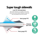 Bestway Swimming Pool 404x201x100cm Steel Frame Above Ground Pools Filter Pump Ladder 6478L-6