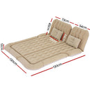 Weisshorn Car Mattress 175x130 Inflatable SUV Back Seat Camping Bed Beige-2