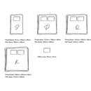 Cosy Club Cotton Bed Sheets Set Blue Grey Cover Single-2