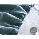 Cosy Club Cotton Bed Sheets Set Blue Grey Cover Single-5