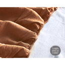 Cosy Club Cotton Bed Sheets Set Orange Brown Cover Single-5