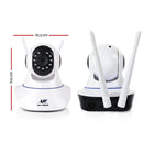 UL-tech 1080P Wireless IP Camera Security WIFI Cam White-2
