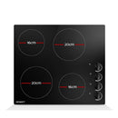 Devanti Electric Ceramic Cooktop 60cm-3