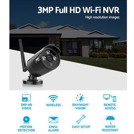 UL-tech Wireless CCTV 3MP Camera Bullet - 0