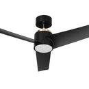 Devanti 52'' Ceiling Fan DC Motor w/Light w/Remote - Black-1
