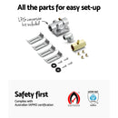 Devanti Gas Cooktop 90cm 5 Burner Silvir-7