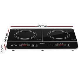 Devanti Induction Cooktop 60cm Portable Cooker - 0