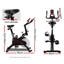 Everfit Spin Bike Exercise Bike Flywheel Cycling Home Gym Fitness Machine-2