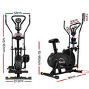 Everfit Exercise Bike 6 in 1 Elliptical Cross Trainer Home Gym Indoor Cardio-2