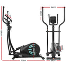 Everfit Exercise Bike Elliptical Cross Trainer Home Gym Fitness Machine 100kg-2