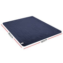 Giselle Bedding Electric Throw Blanket - Navy-7