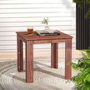 Gardeon Coffee Side Table Wooden Desk Outdoor Furniture Camping Garden Brown-7