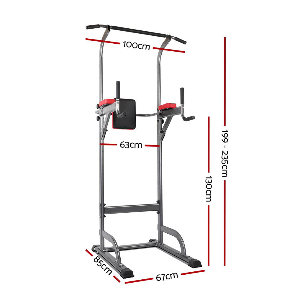 Everfit Weight Bench Chin Up Tower Bench Press Home Gym Wokout 200kg Capacity - 0