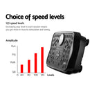 Everfit Vibration Machine Platform Vibrator With Resistance Rope Home Gym Black-3