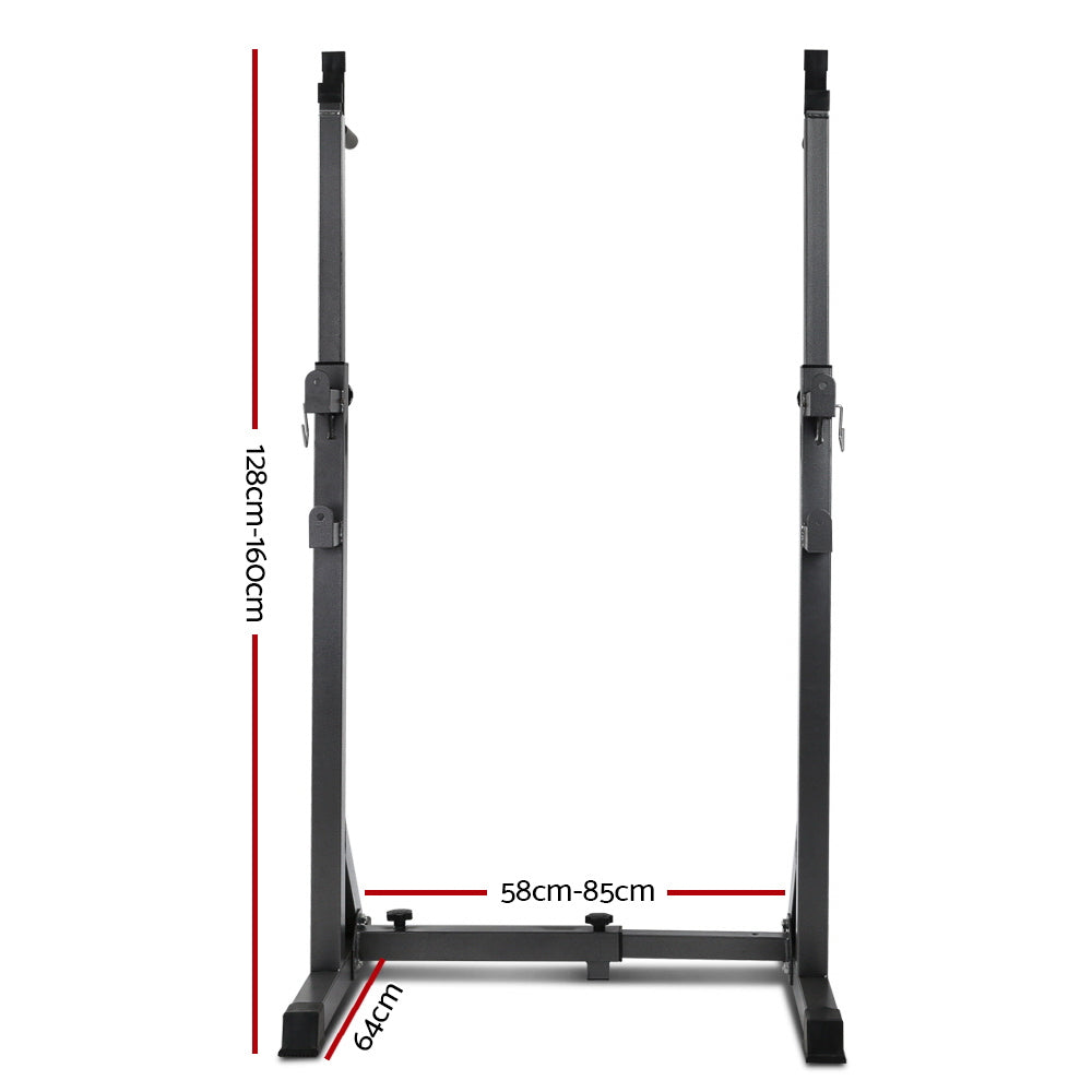 Everfit Weight Bench Adjustable Squat Rack Home Gym Equipment 300kg - 0