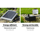 Gardeon Solar Water Feature Cascading Fountain 5 Tiered Bowl Bird Bath 99CM-7