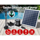 Gardeon Solar Pond Pump with Battery Kit LED Lights 9.8FT-4