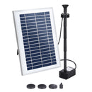 Gardeon Solar Pond Pump Submersible Water Fountain with Battery LED Lights 4.4FT-1