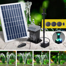 Gardeon Solar Pond Pump Submersible Fountain with Battery Kit LED Lights 5.2FT-7