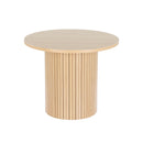 Artiss Coffee Table Round Fluted Base PIIA-1