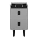 Artiss Smart Bedside Table 2 Drawers with Wireless Charging Ports LED Grey AIDA-3