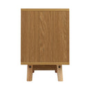 Artiss Bedside Table 2 Drawers with Shelf - BERTHA Oak-4