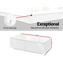 Artiss Coffee Table 4 Drawers White Trevi-6