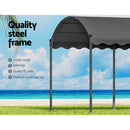 Instahut Gazebo Marquee 4x3m Outdoor Event Wedding Tent Camping Party Shade Iron Art Canopy Grey-5