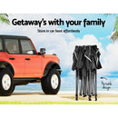 Instahut Gazebo Pop Up Marquee 3x4.5 Folding Tent 500D Wedding Camping Black-6