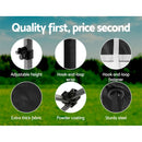 Instahut Gazebo Pop Up Marquee 3x6 Folding Tent Wedding 500D Camping Black-6