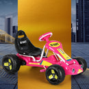 Rigo Kids Pedal Go Kart Ride On Toys Racing Car Plastic Tyre Pink-7