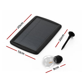 23m Solar Festoon Lights Outdoor LED String Light Chritsmas Decor Party - 0