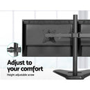 Artiss Monitor Arm Stand Dual Black-5