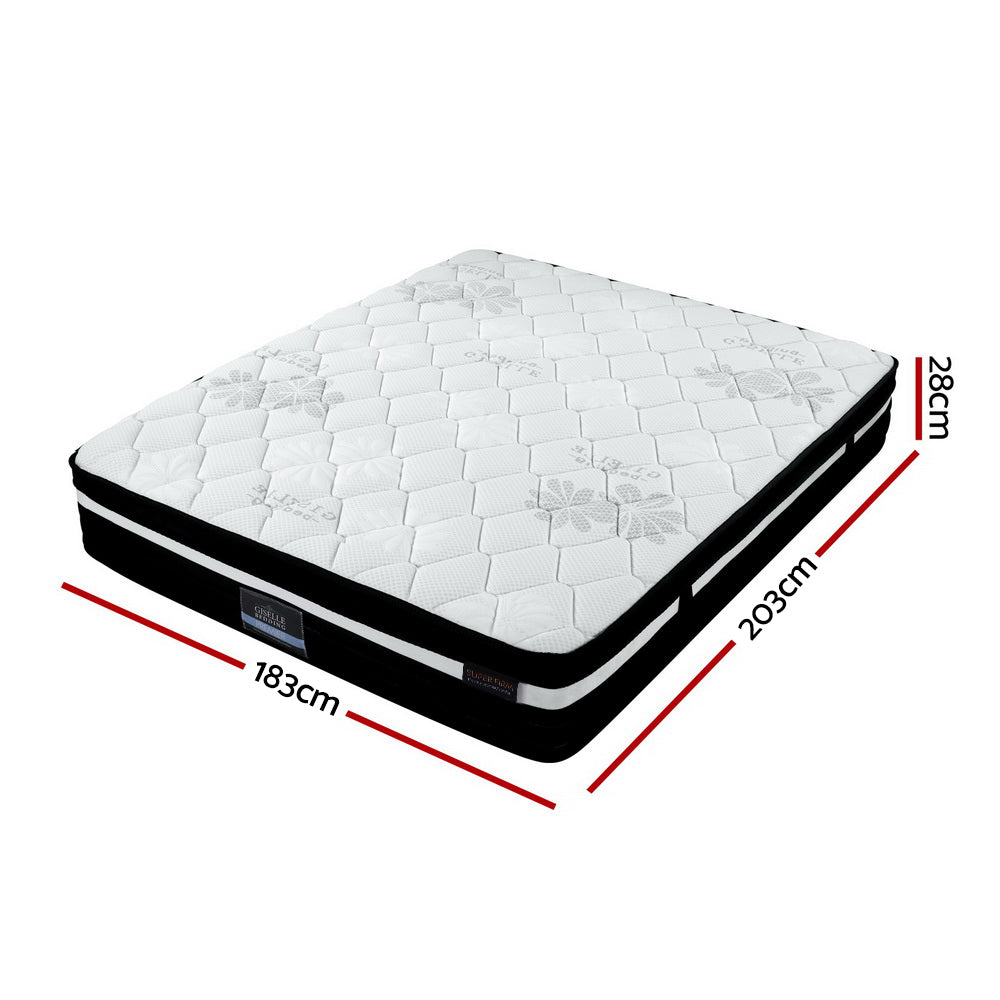 Giselle Bedding 28cm Mattress Super Firm King - 0