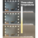 Embellir Hollywood Makeup Mirror With Light 12 LED Bulbs Vanity Lighted Silver 58cm x 46cm-5