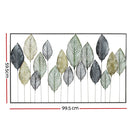 Artiss Metal Wall Art Hanging Sculpture Home Decor Leaf Tree of Life Framed-2