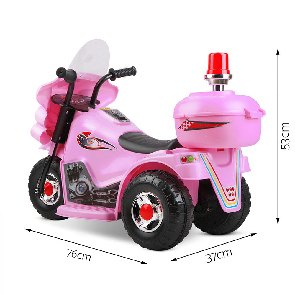 Rigo Kids Ride On Motorbike Motorcycle Car Pink - 0